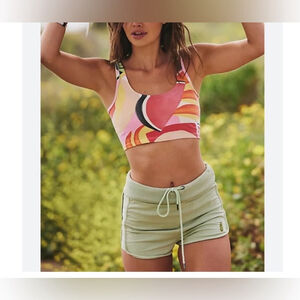 NWOT Free People, Limitless Shorts, Medium in Lemongrass